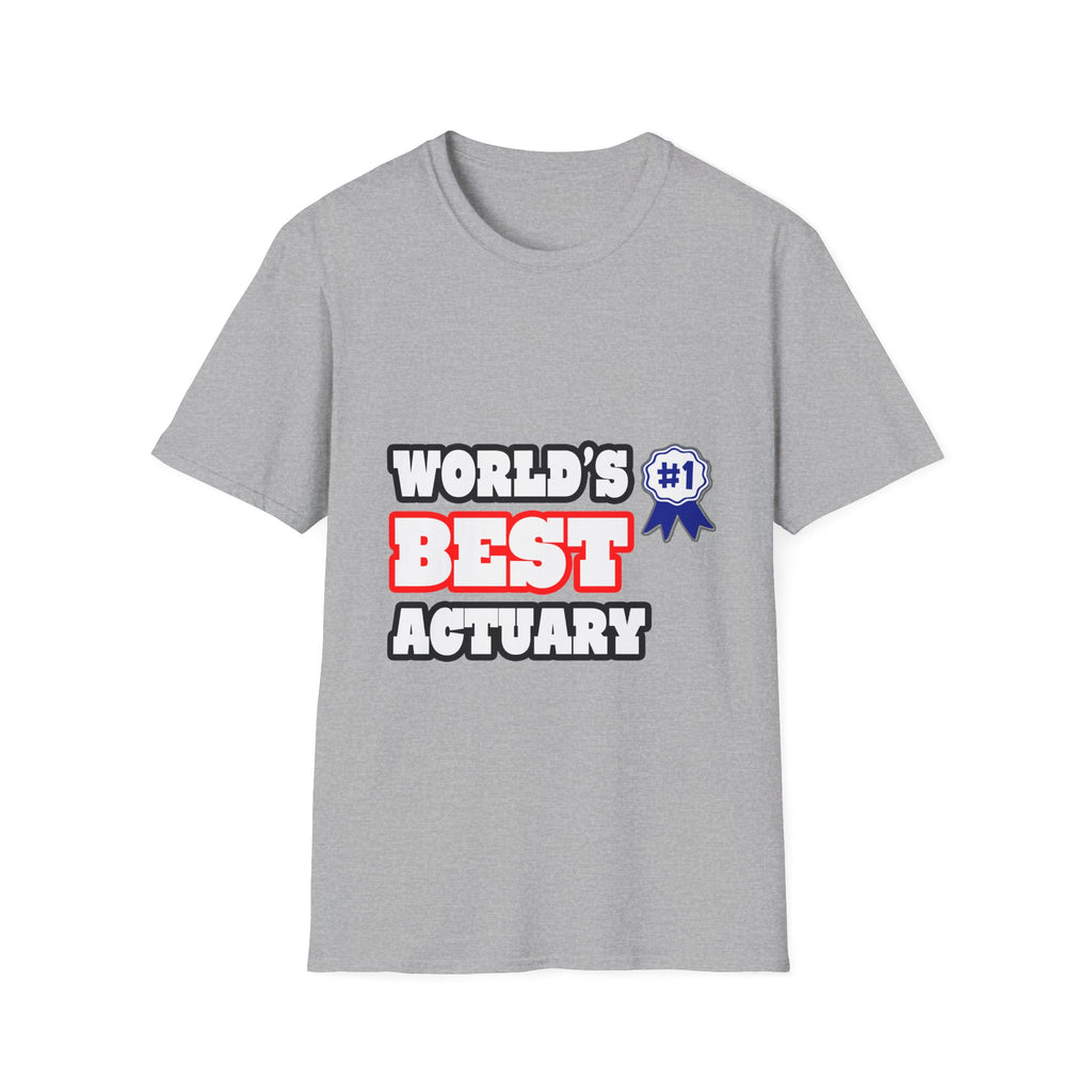 World's Best Actuary - Unisex Softstyle T-Shirt
