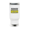 Audiologist .. I'm Kind of a Big Deal - Stainless Steel Travel Mug with Handle, 14oz
