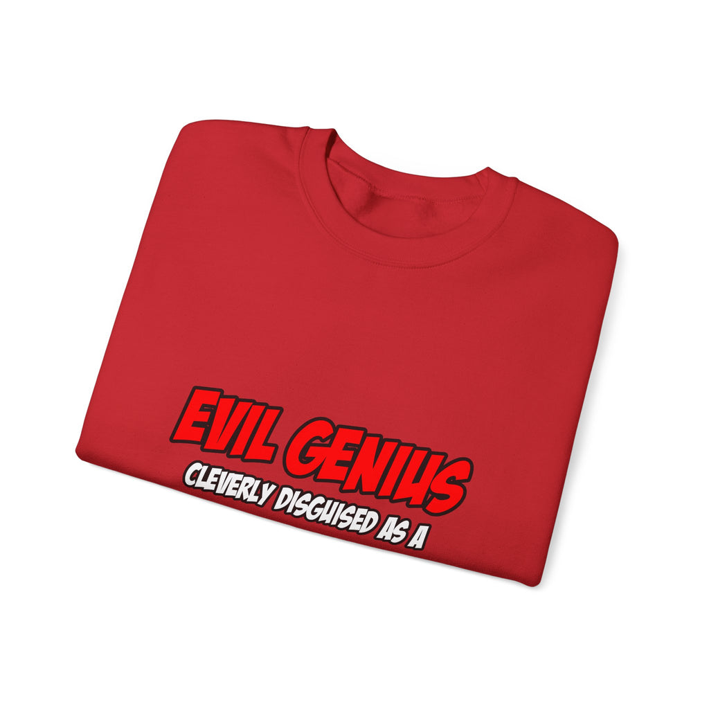 Evil Genius...Teacher - Unisex Heavy Blend™ Crewneck Sweatshirt