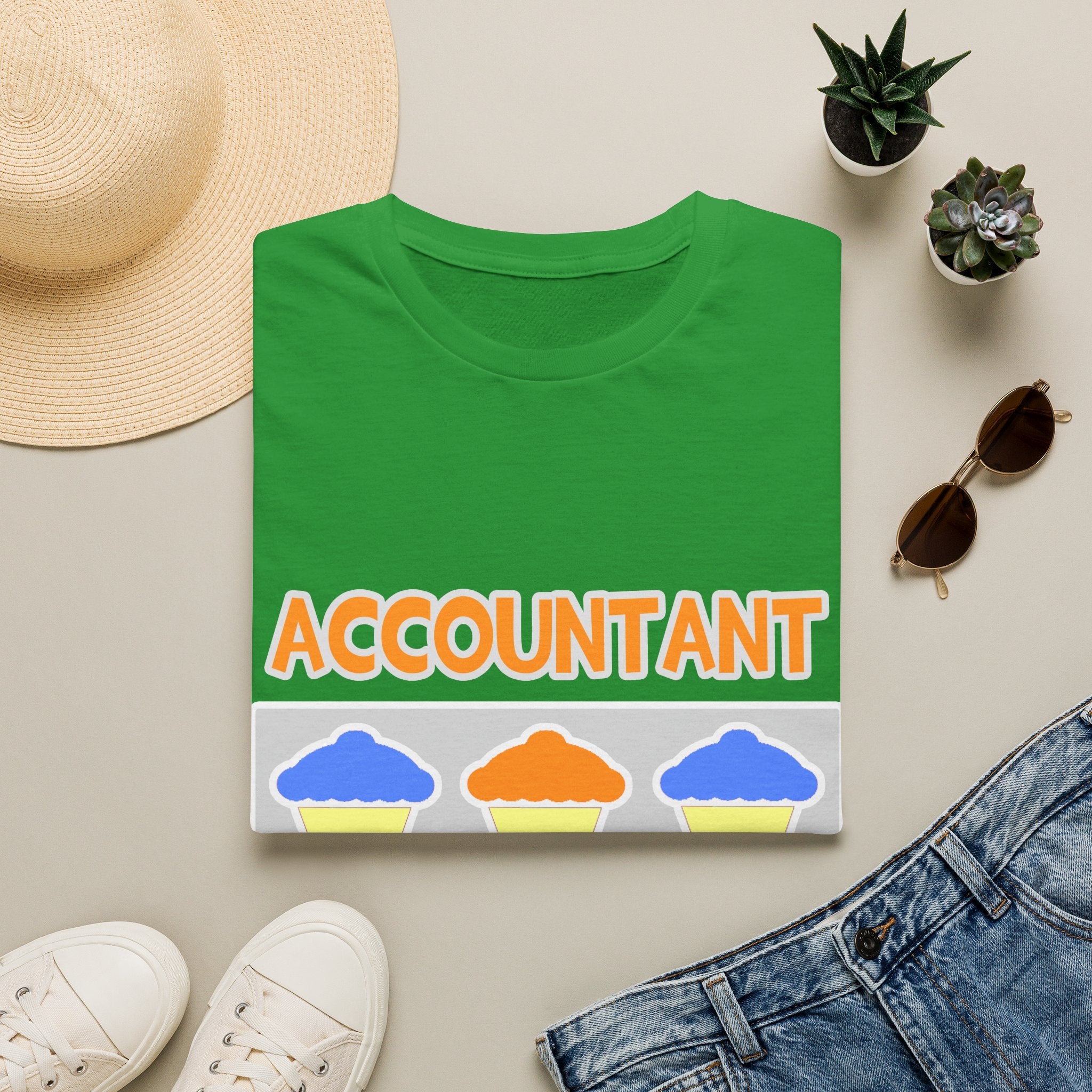 Accountant ... Will Work For Cupcakes - Unisex Softstyle T-Shirt