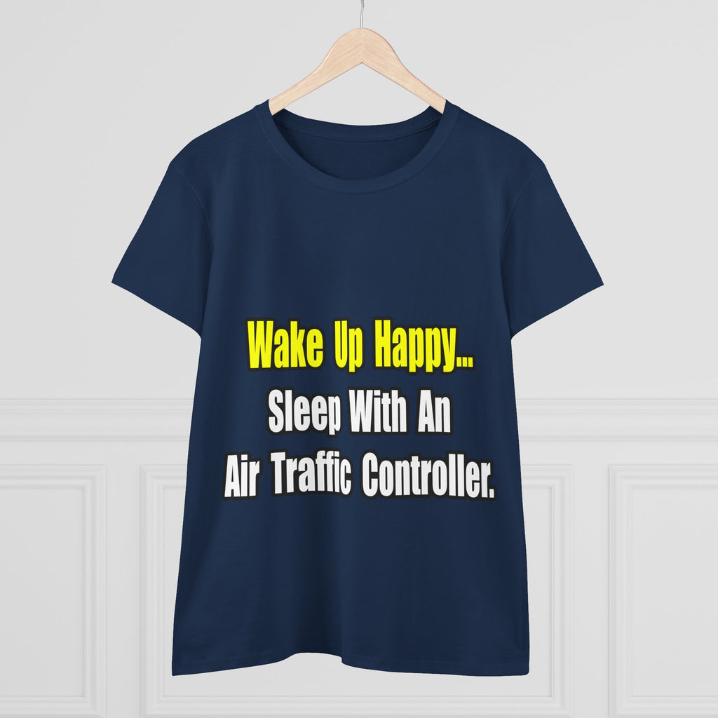 Sleep With An Air Traffic Controller - Women's Midweight Cotton Tee