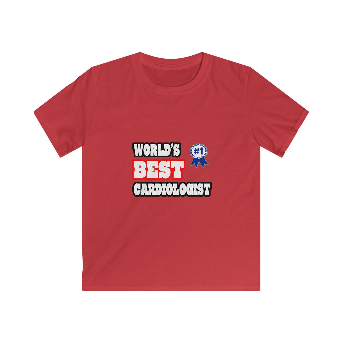 World's Best Cardiologist - Kids Softstyle Tee
