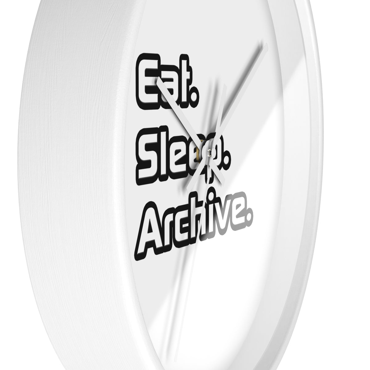 Eat. Sleep. Archive - Wall Clock