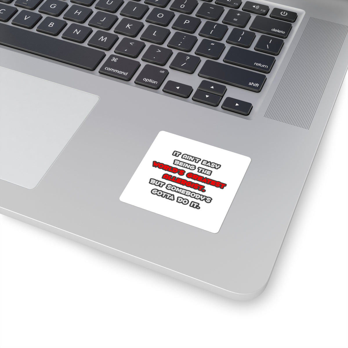 World's Greatest Allergist Joke - Square Stickers