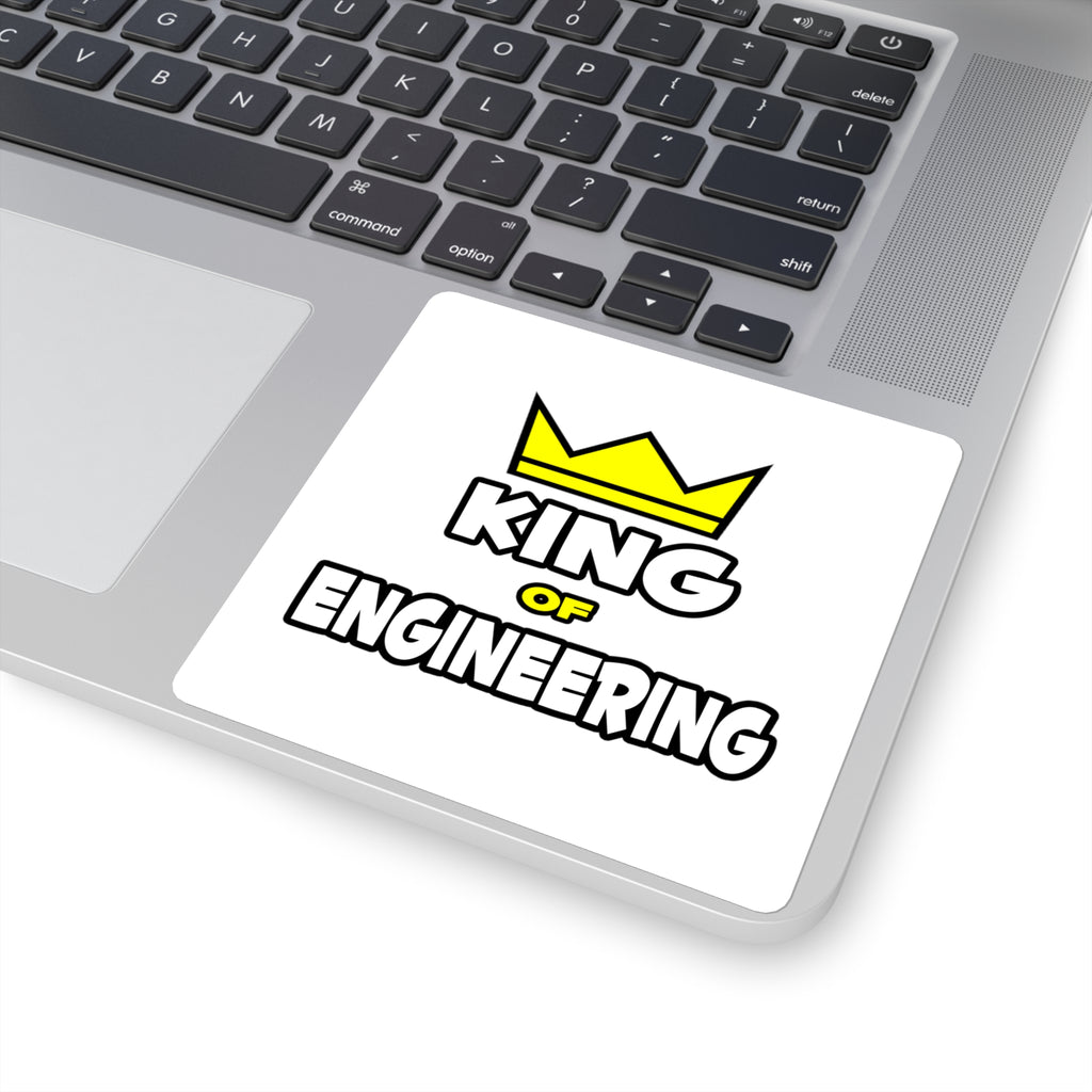 King of Engineering - Square Stickers