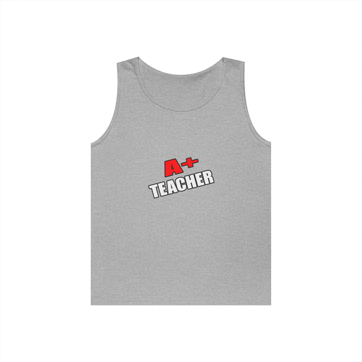 a plus teacher - Unisex Heavy Cotton Tank Top