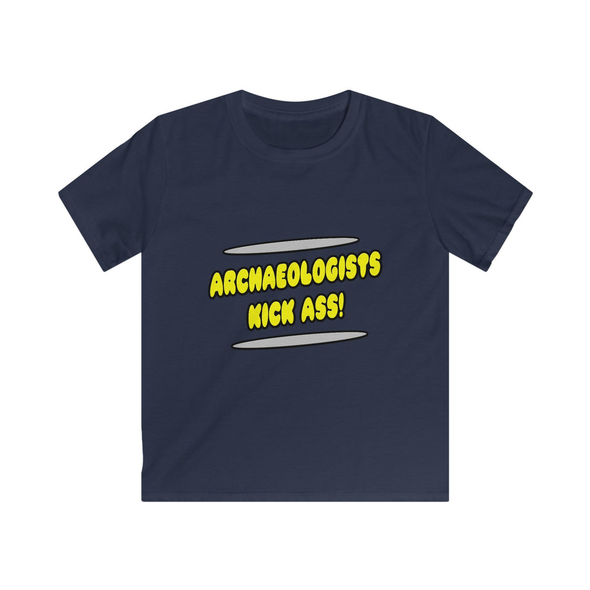 Archaeologists Kick Ass! - Kids Softstyle Tee