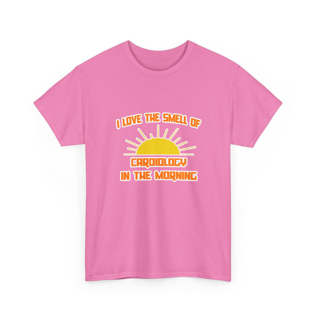 Smell of Cardiology in the Morning - Unisex Heavy Cotton Tee
