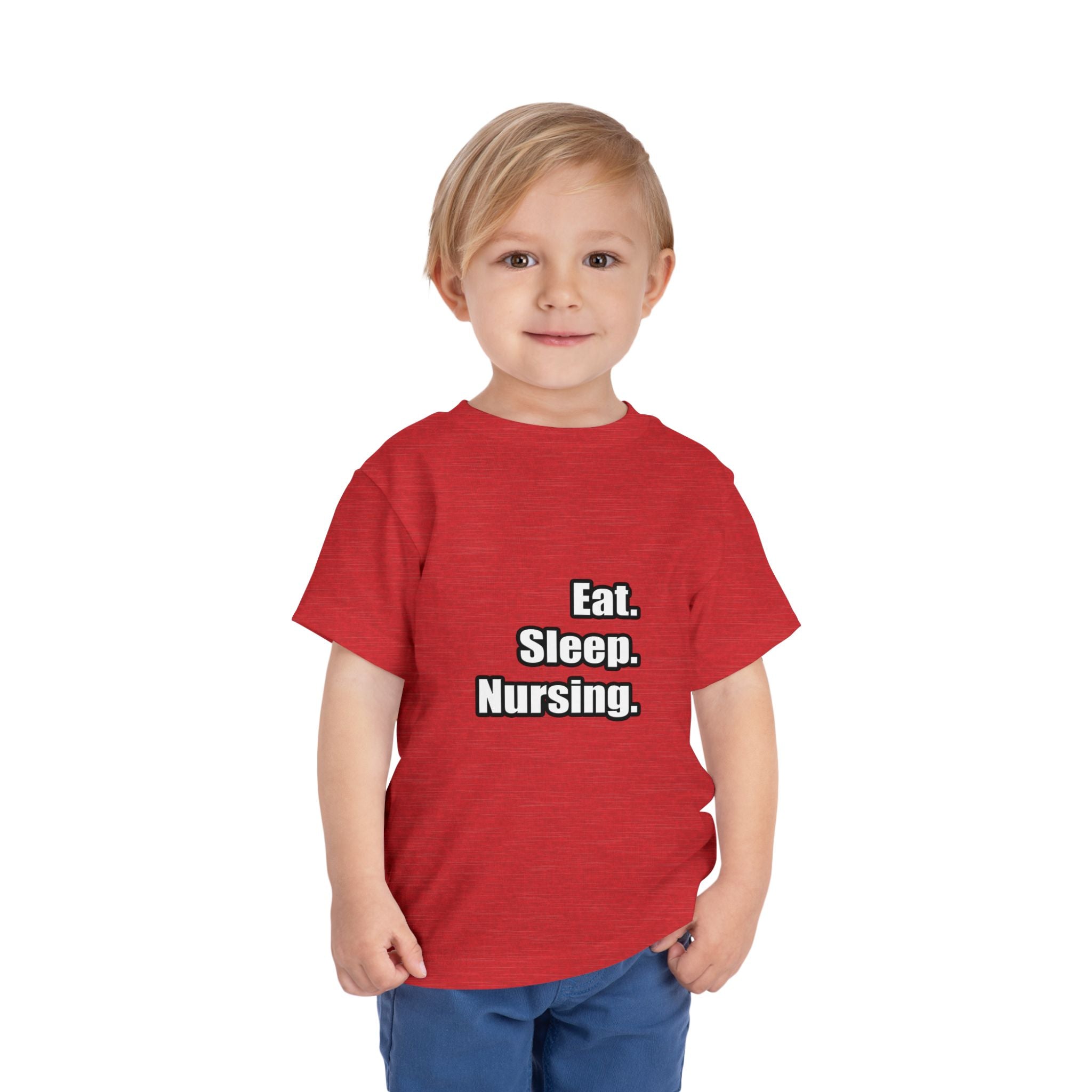 Eat. Sleep. Nursing. - Toddler Short Sleeve Tee