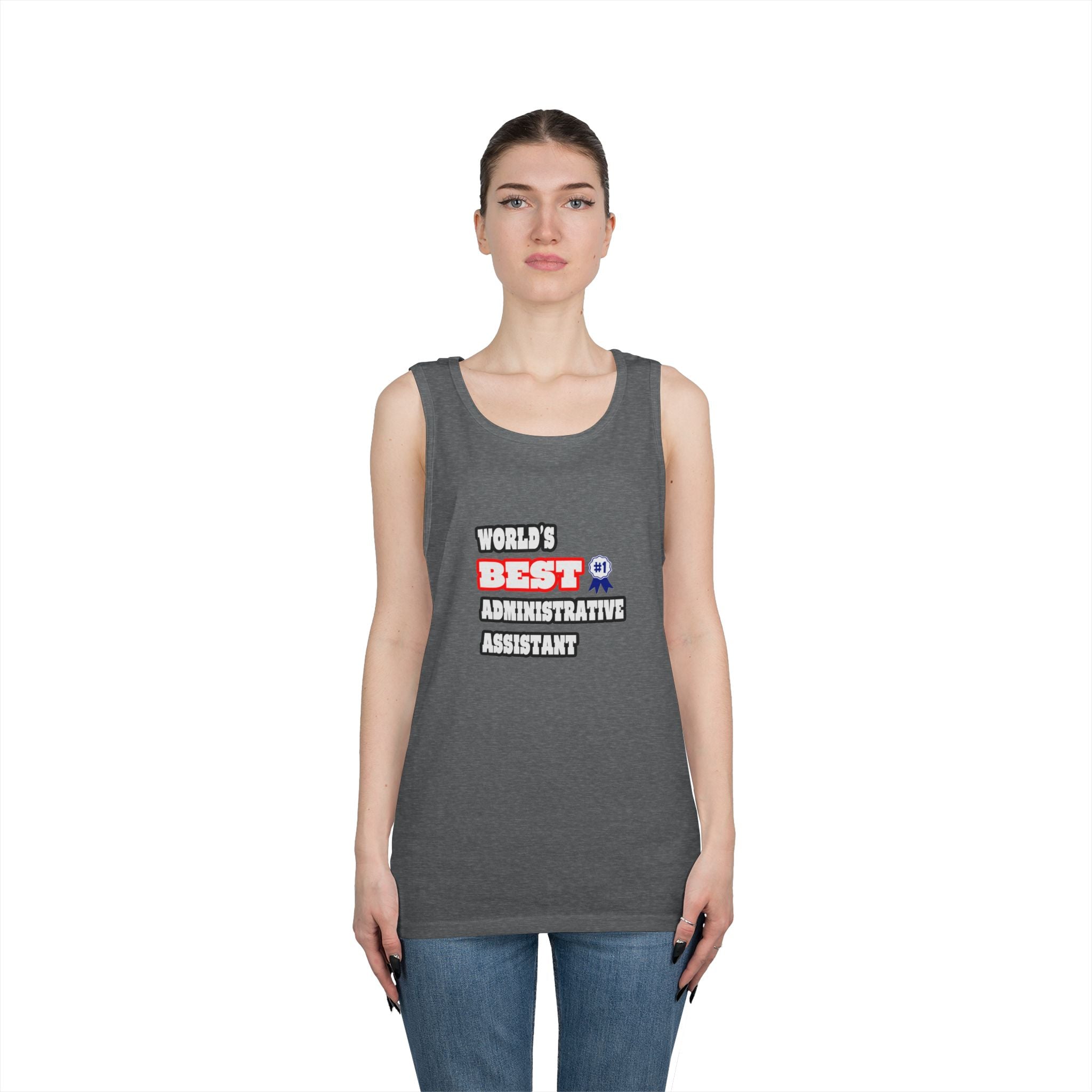 World's Best Administrative Assistant - Unisex Heavy Cotton Tank Top