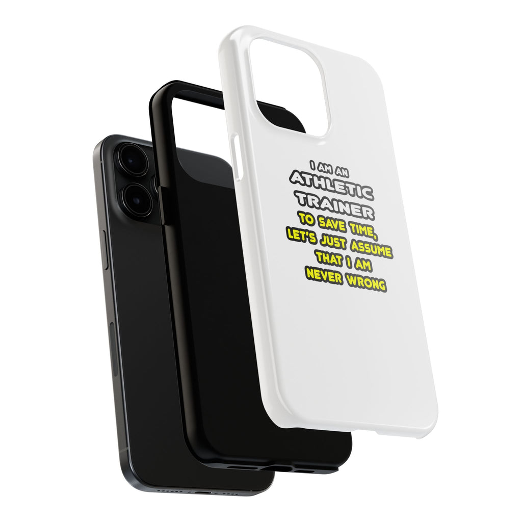 Funny Athletic Trainer T Shirts - Tough Phone Cases