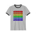 Rainbow Astronomer - Unisex Cotton Ringer T-Shirt