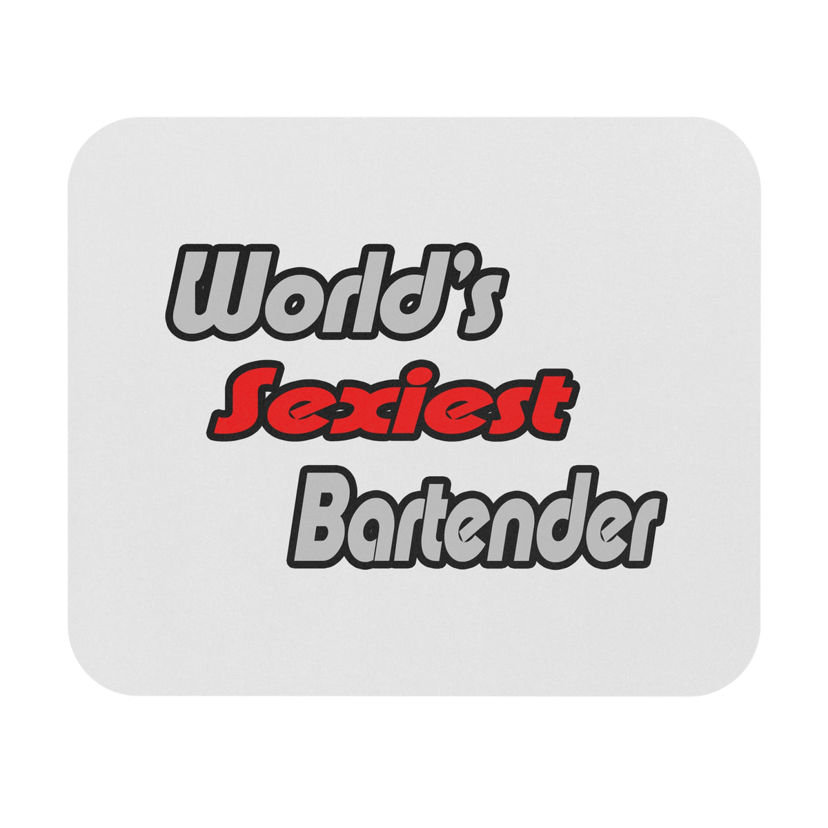 World's Sexiest Bartender - Mouse Pad (Rectangle)