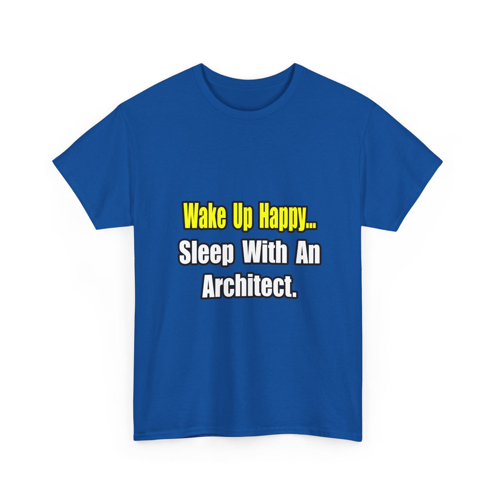 Sleep With an Architect - Unisex Heavy Cotton Tee
