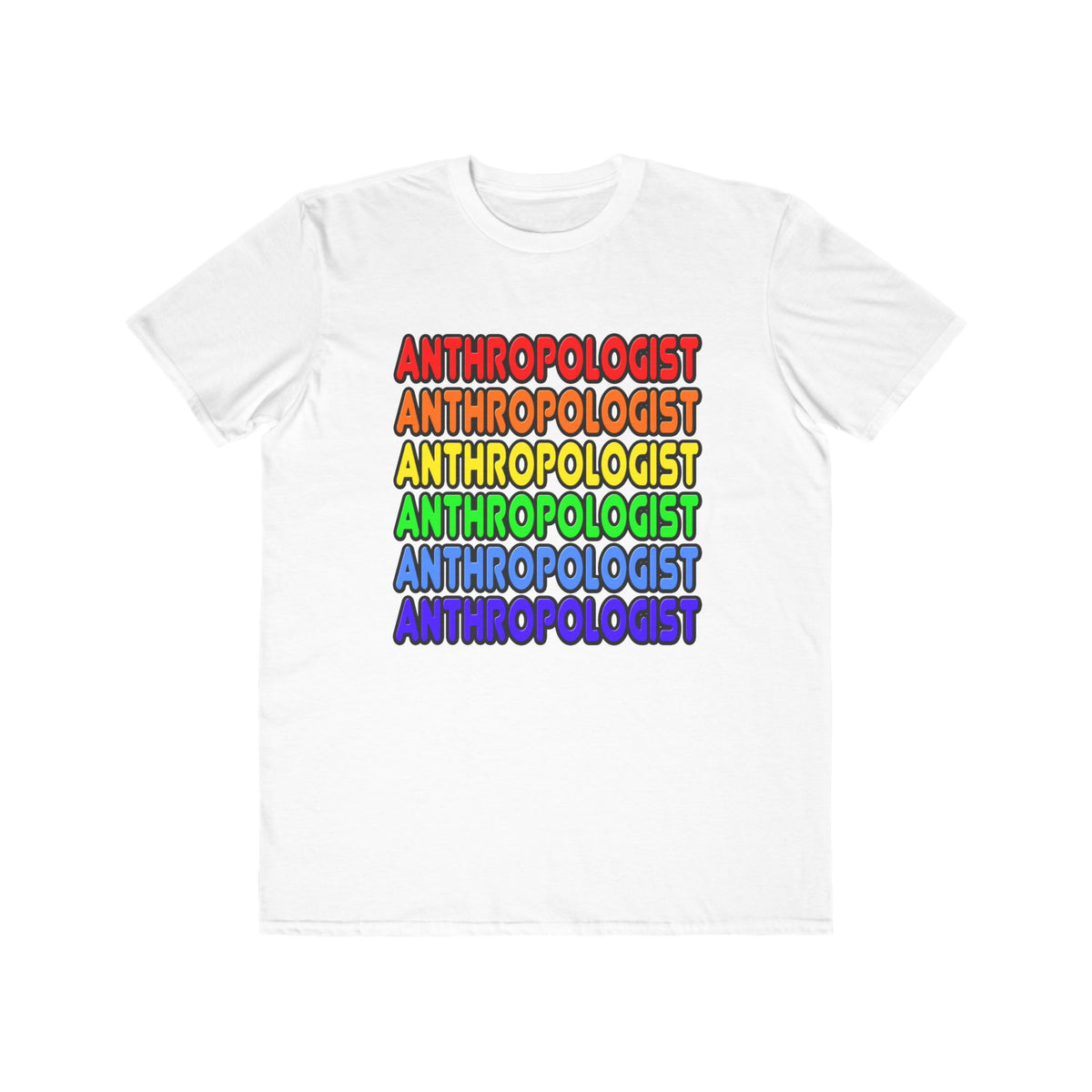 Rainbow Anthropologist - Men's Lightweight Fashion Tee