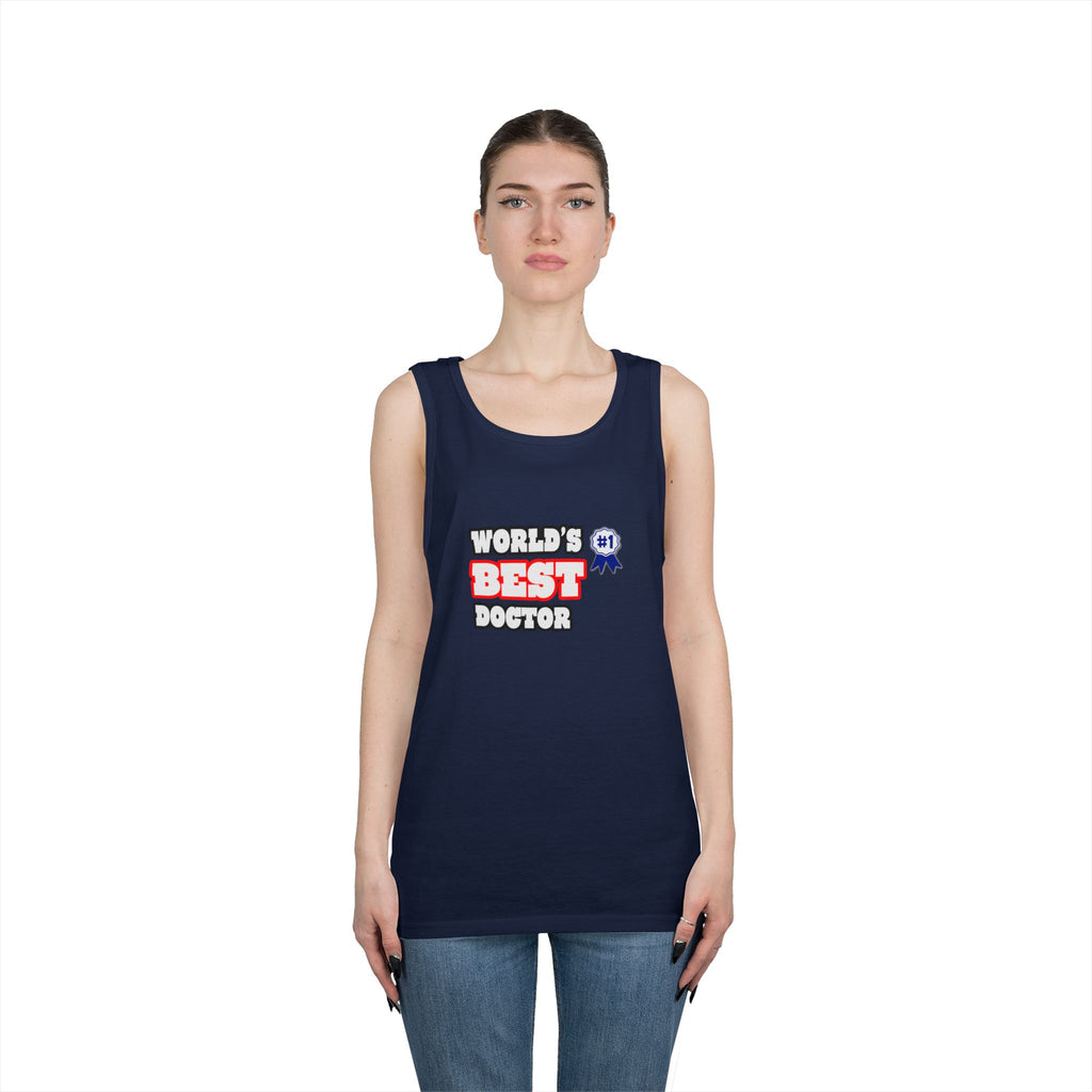 World's Best Doctor - Unisex Heavy Cotton Tank Top
