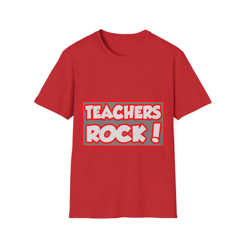 Teachers Rock! - Unisex Softstyle T-Shirt