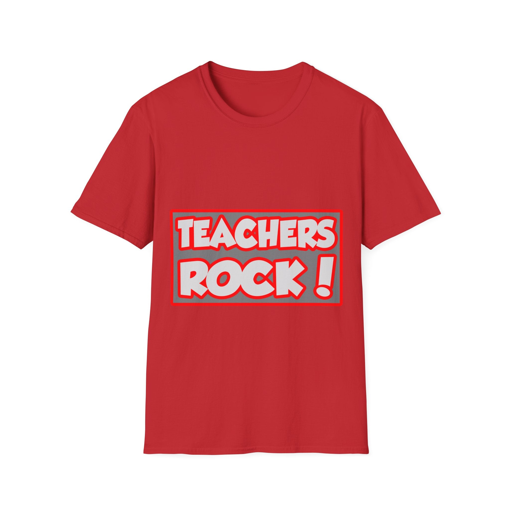 Teachers Rock! - Unisex Softstyle T-Shirt