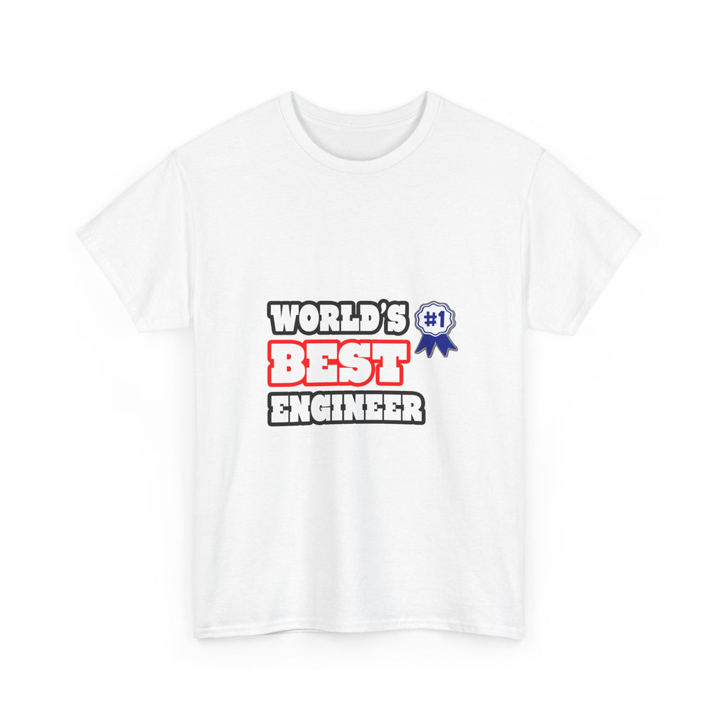 World's Best Engineer - Unisex Heavy Cotton Tee
