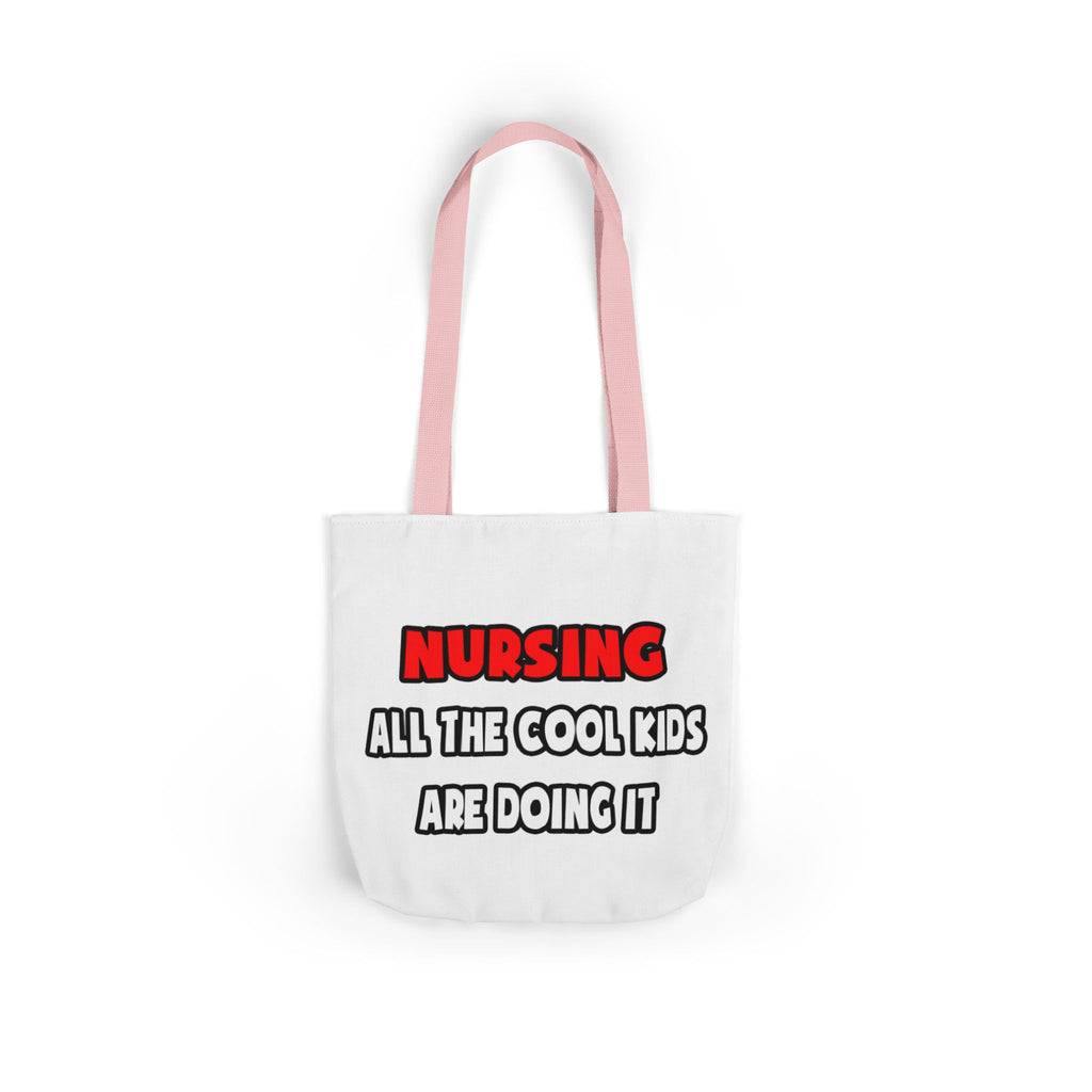 Funny Nurse Shirts and Gifts - Canvas Tote Bag, 5-Color Straps