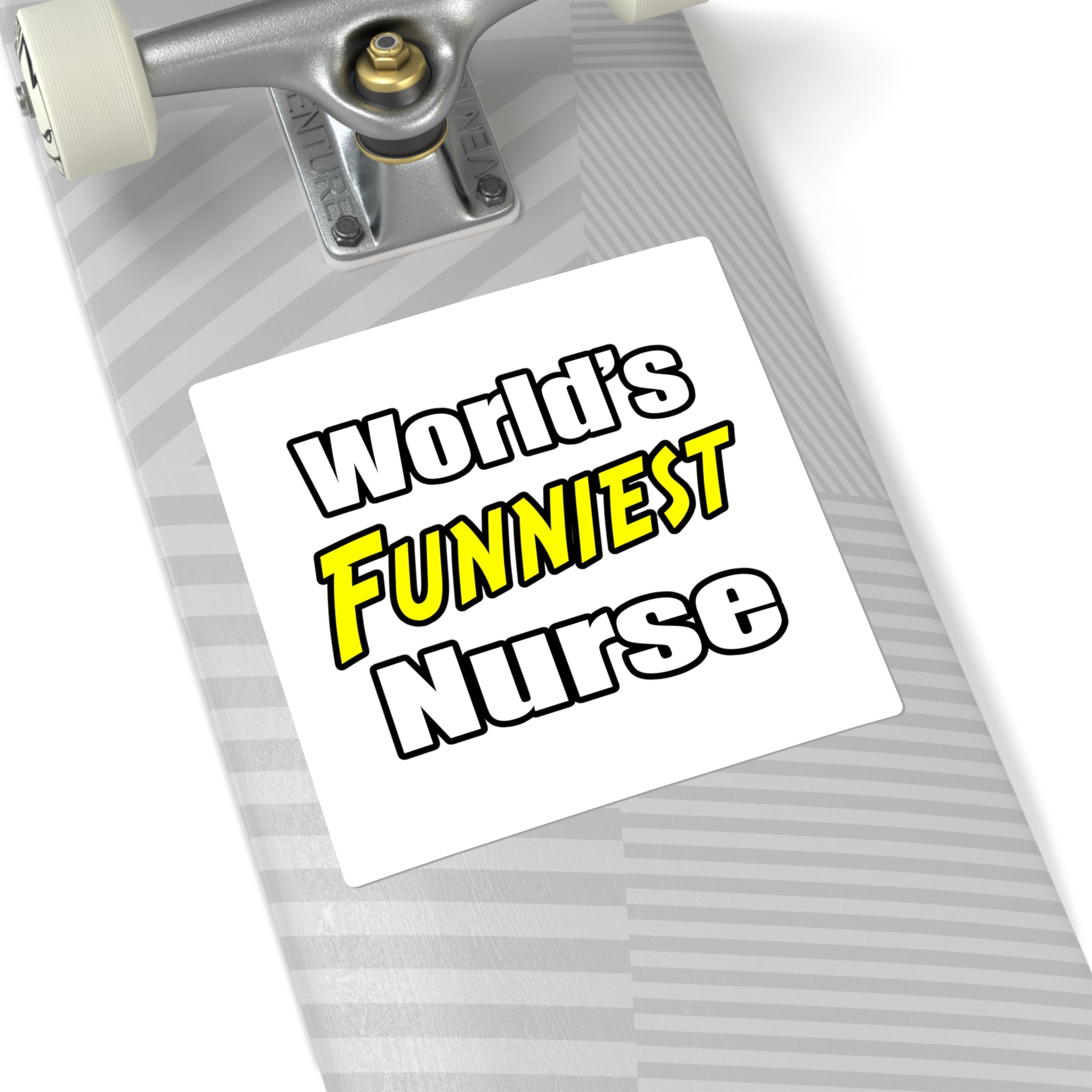 World's Funniest Nurse - Square Stickers