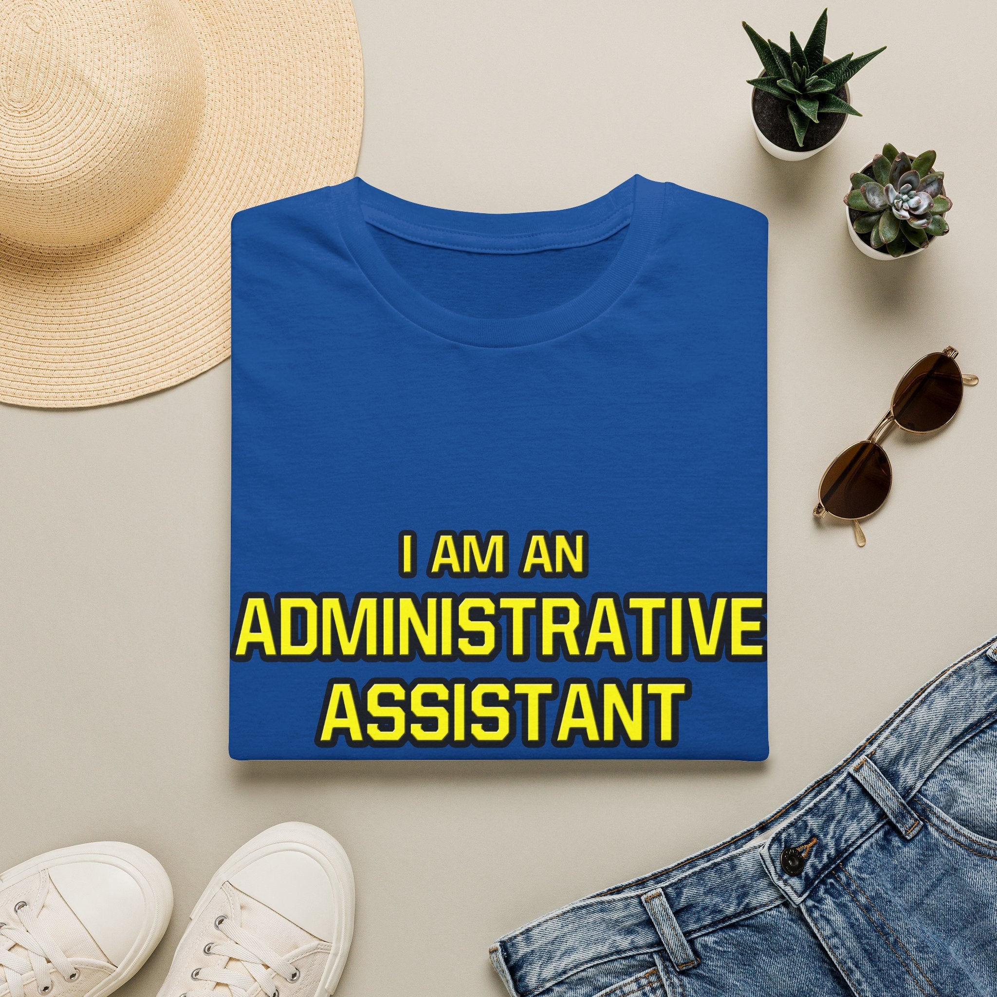 Administrative Assistant...Superior Intelligence - Unisex Softstyle T-Shirt