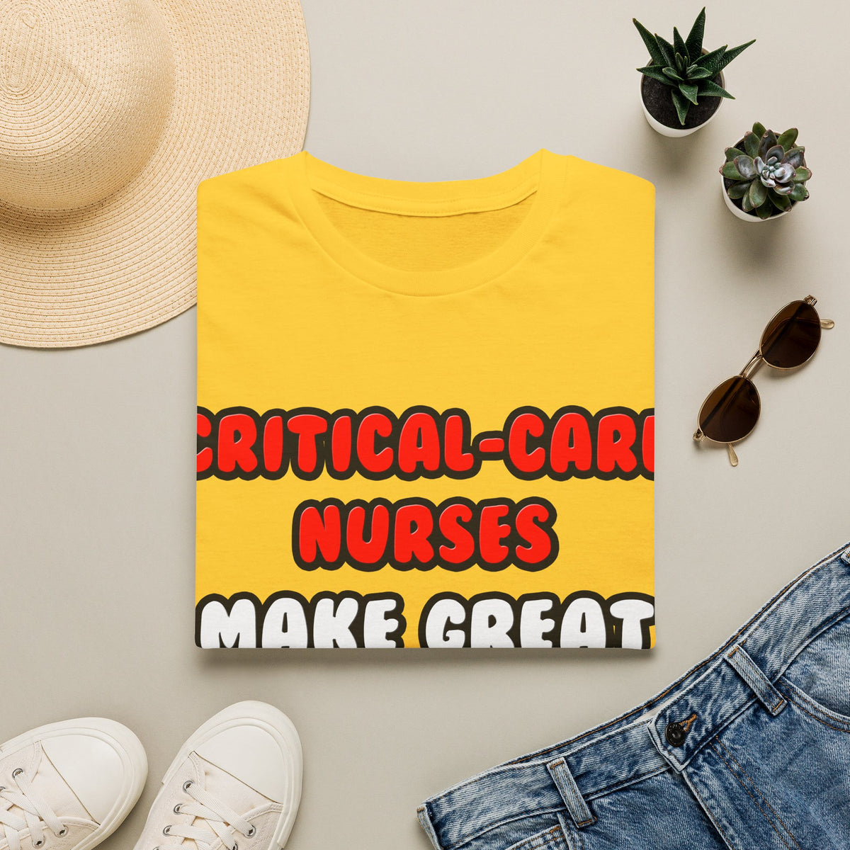 Critical Care Nurses Make Great Lovers - Unisex Softstyle T-Shirt