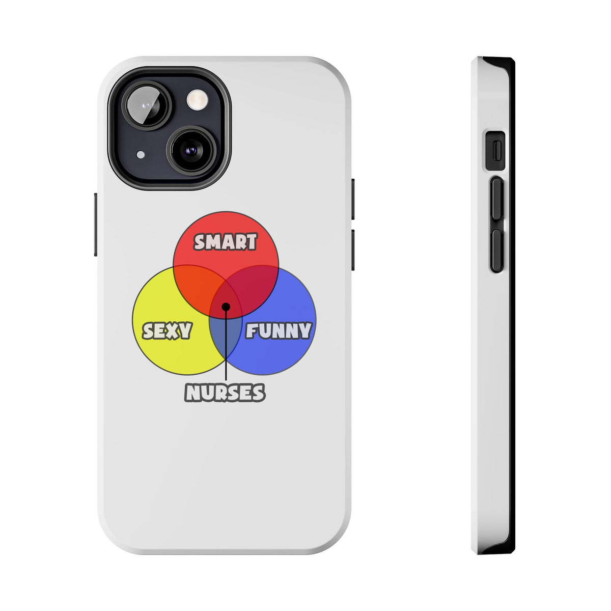 Venn Diagram .. Nurses - Tough Phone Cases