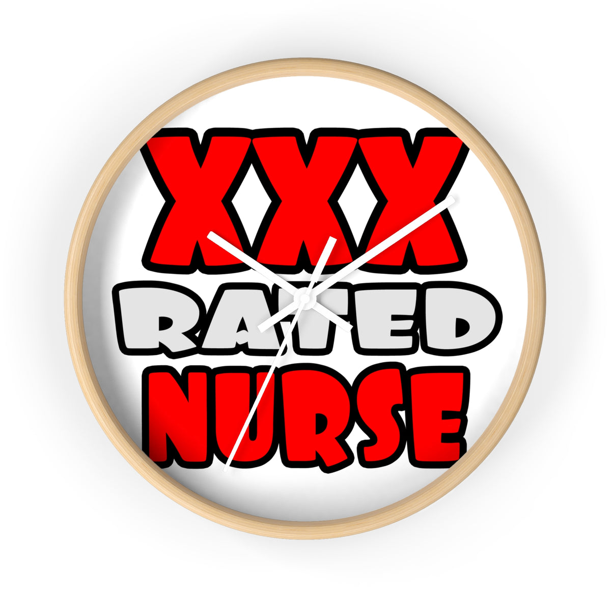 XXX Rated Nurse - Wall Clock
