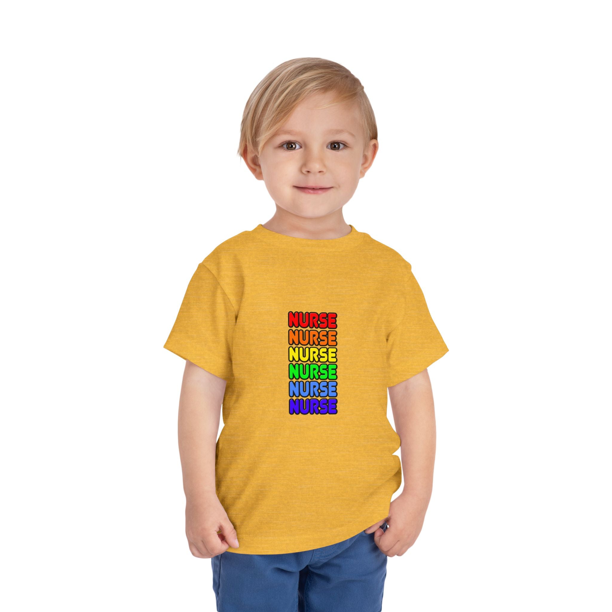 Rainbow Nurse - Toddler Short Sleeve Tee