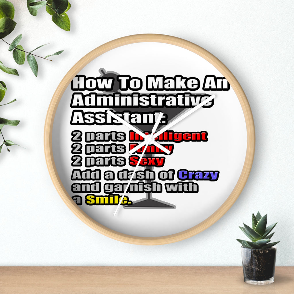 How To Make an Administrative Assistant - Wall Clock