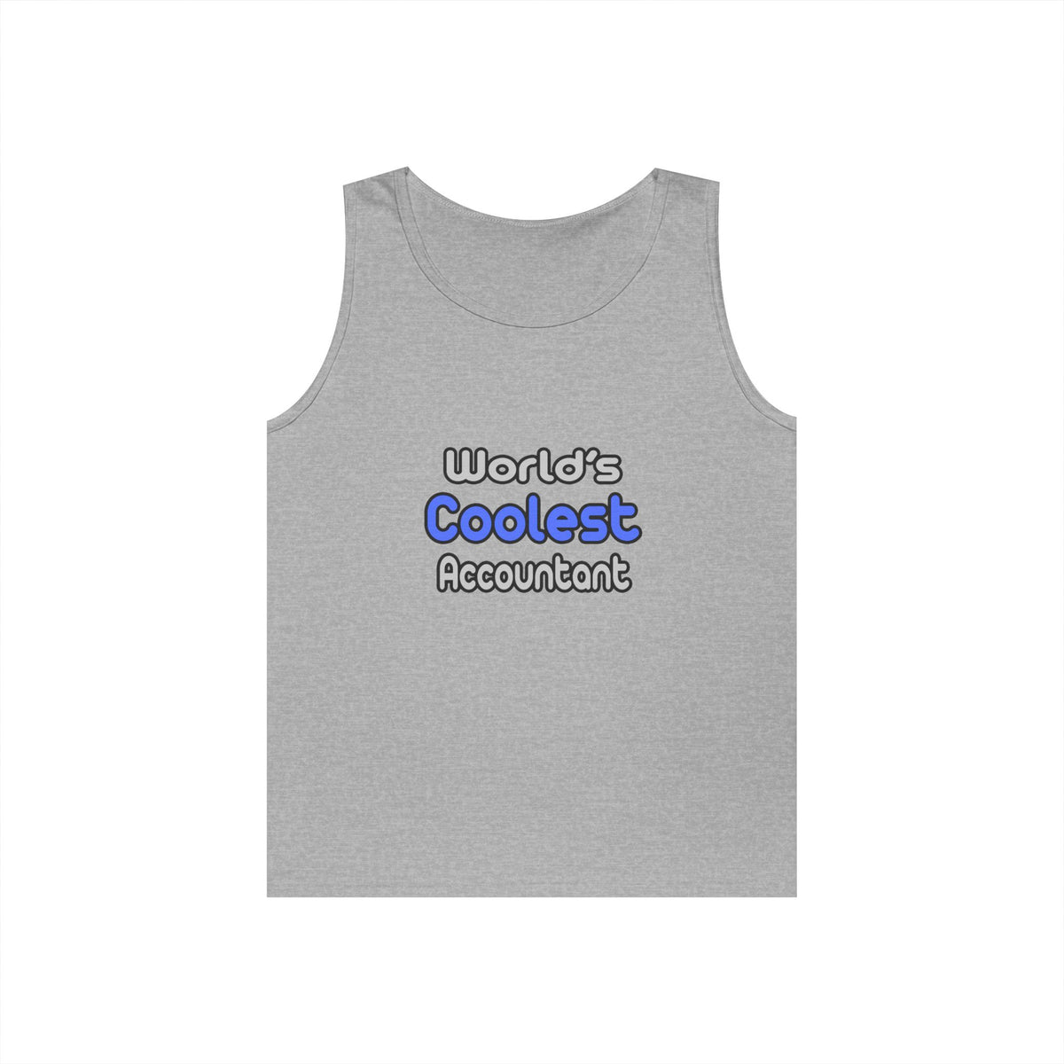 World's Coolest Accountant - Unisex Heavy Cotton Tank Top
