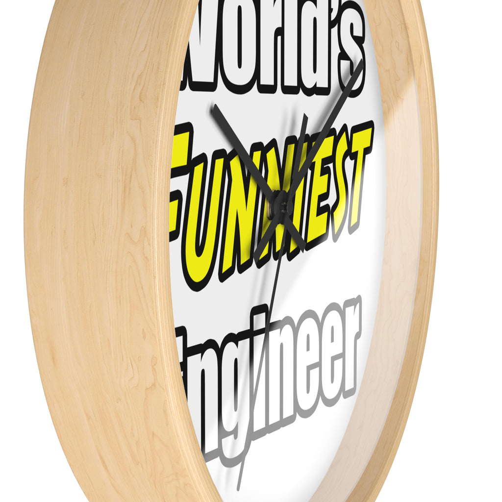World's Funniest Engineer - Wall Clock