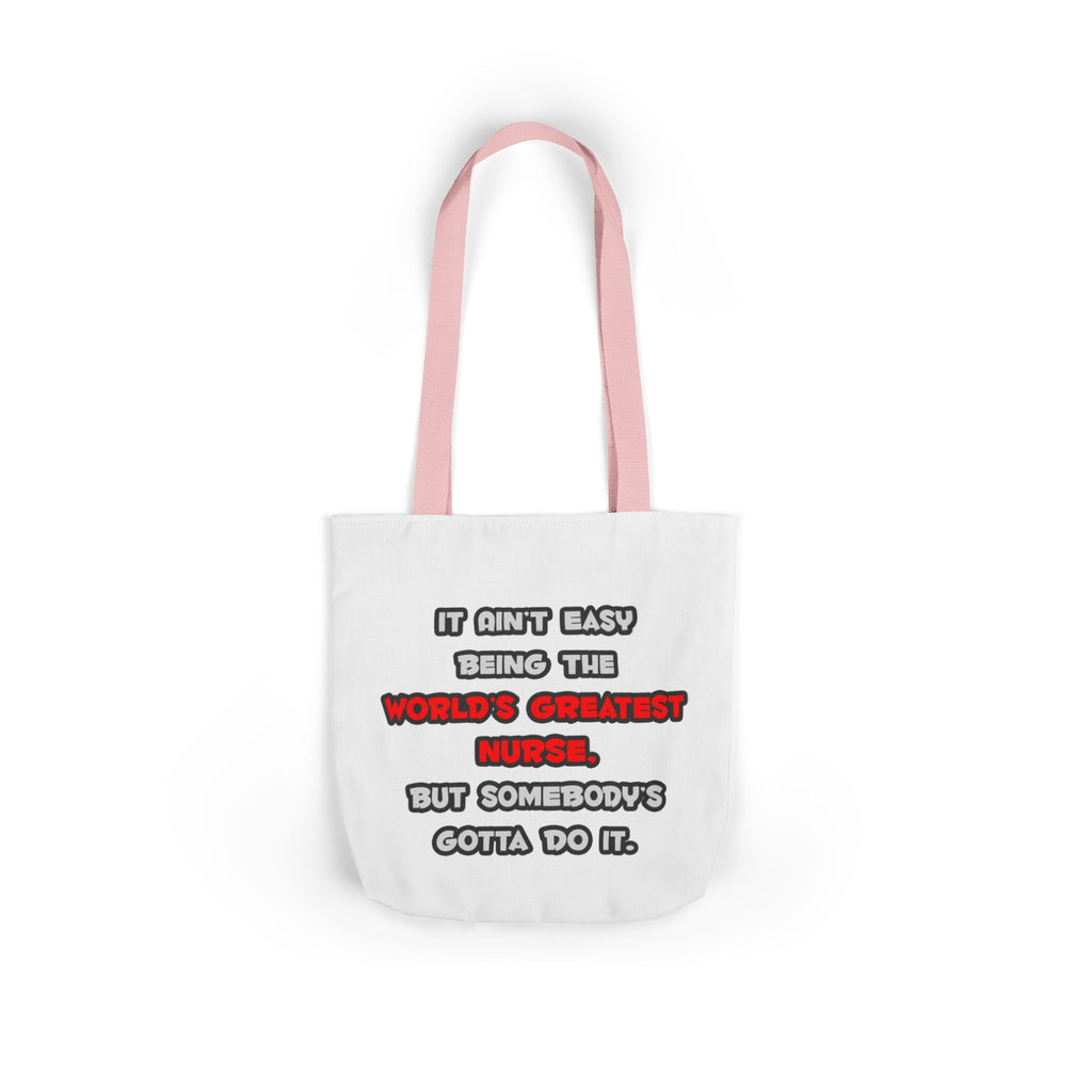 World's Greatest Nurse Joke - Canvas Tote Bag, 5-Color Straps