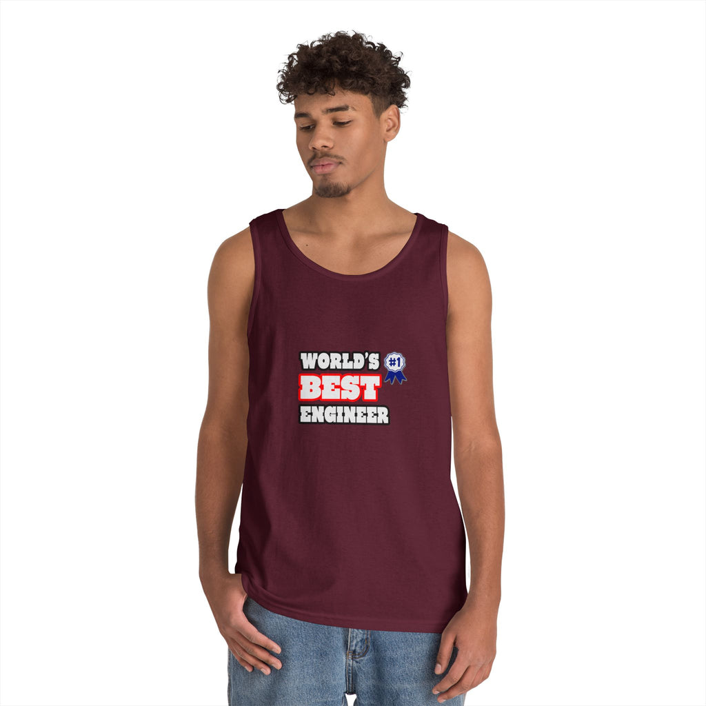 World's Best Engineer - Unisex Heavy Cotton Tank Top