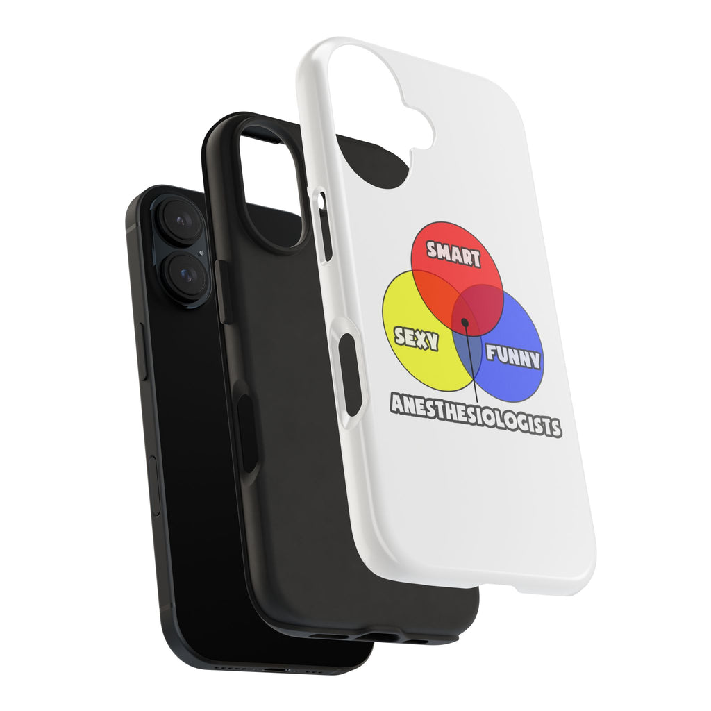 Venn Diagram .. Anesthesiologists - Tough Phone Cases