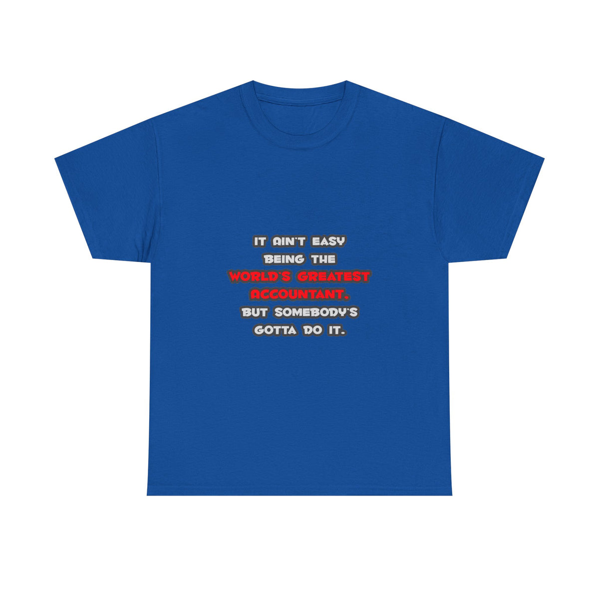 World's Greatest Accountant Joke - Unisex Heavy Cotton Tee
