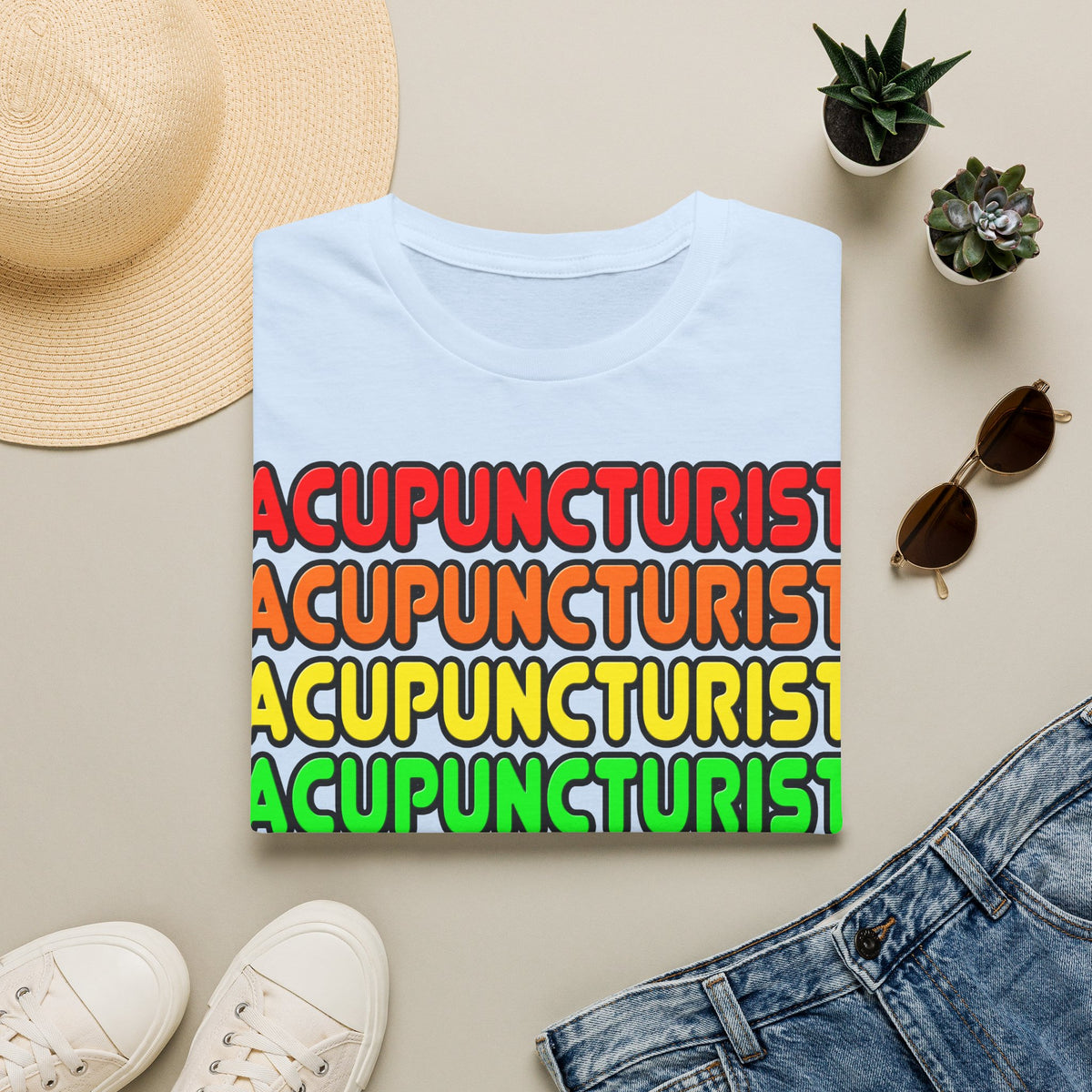 Rainbow Acupuncturist - Unisex Softstyle T-Shirt