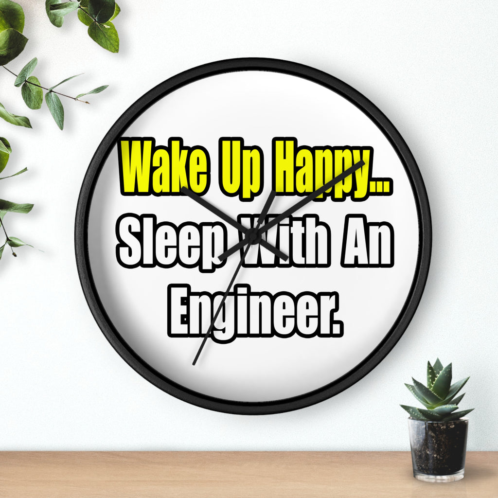 Sleep With Engineer - Wall Clock