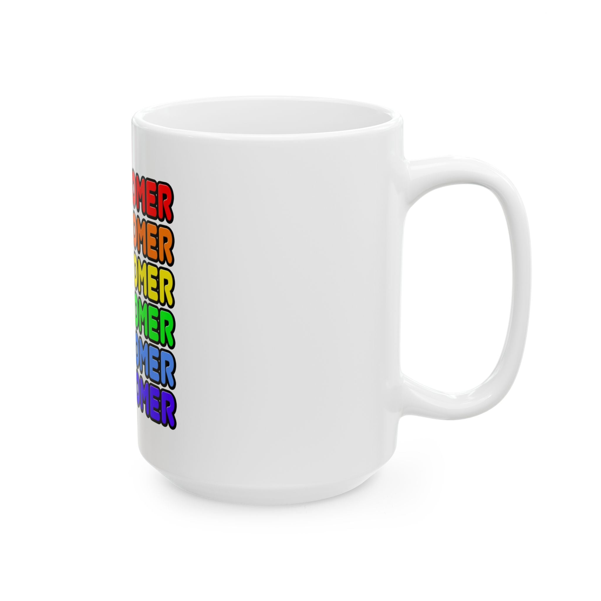 Rainbow Astronomer - Ceramic Mug, (11oz, 15oz)