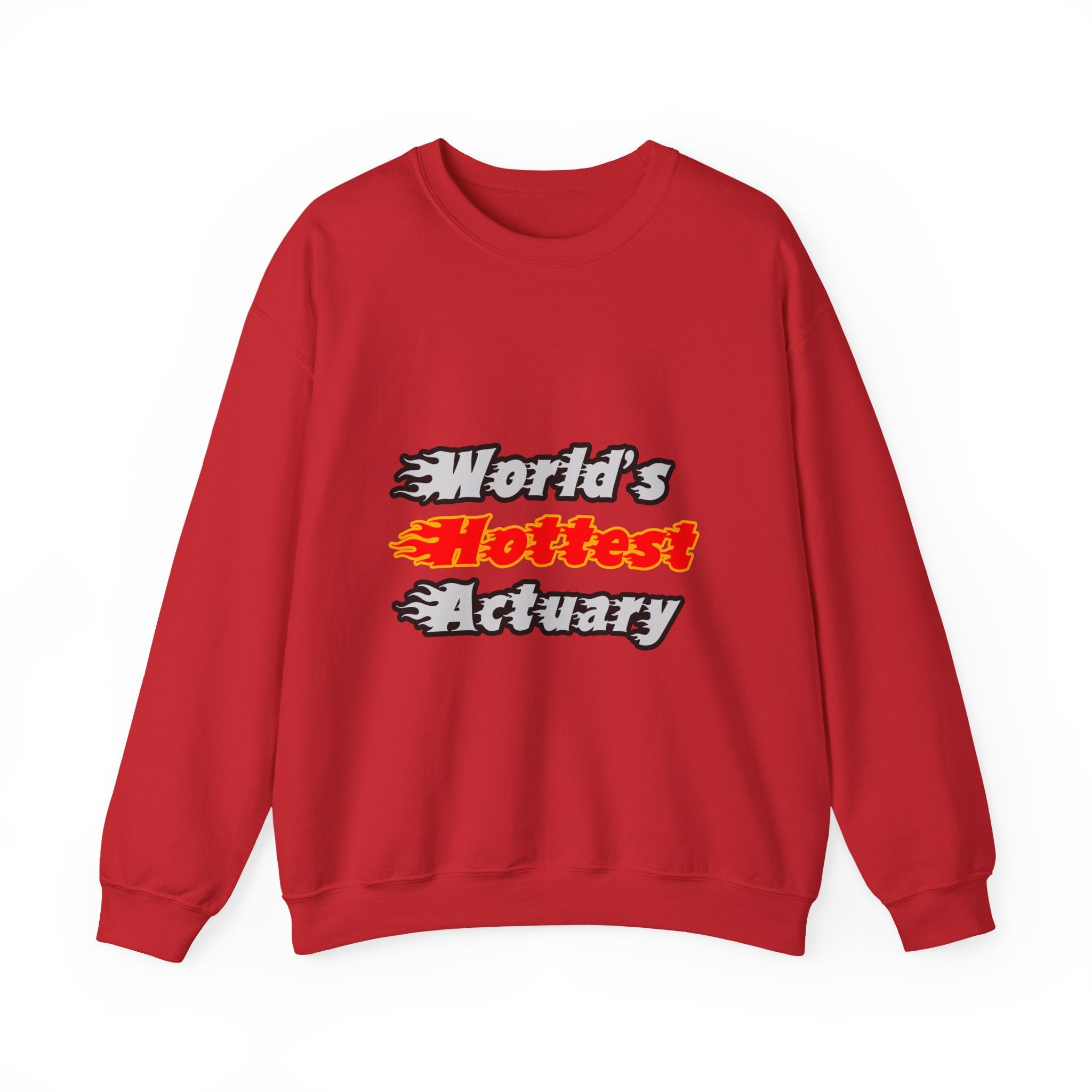World's Hottest Actuary - Unisex Heavy Blend™ Crewneck Sweatshirt