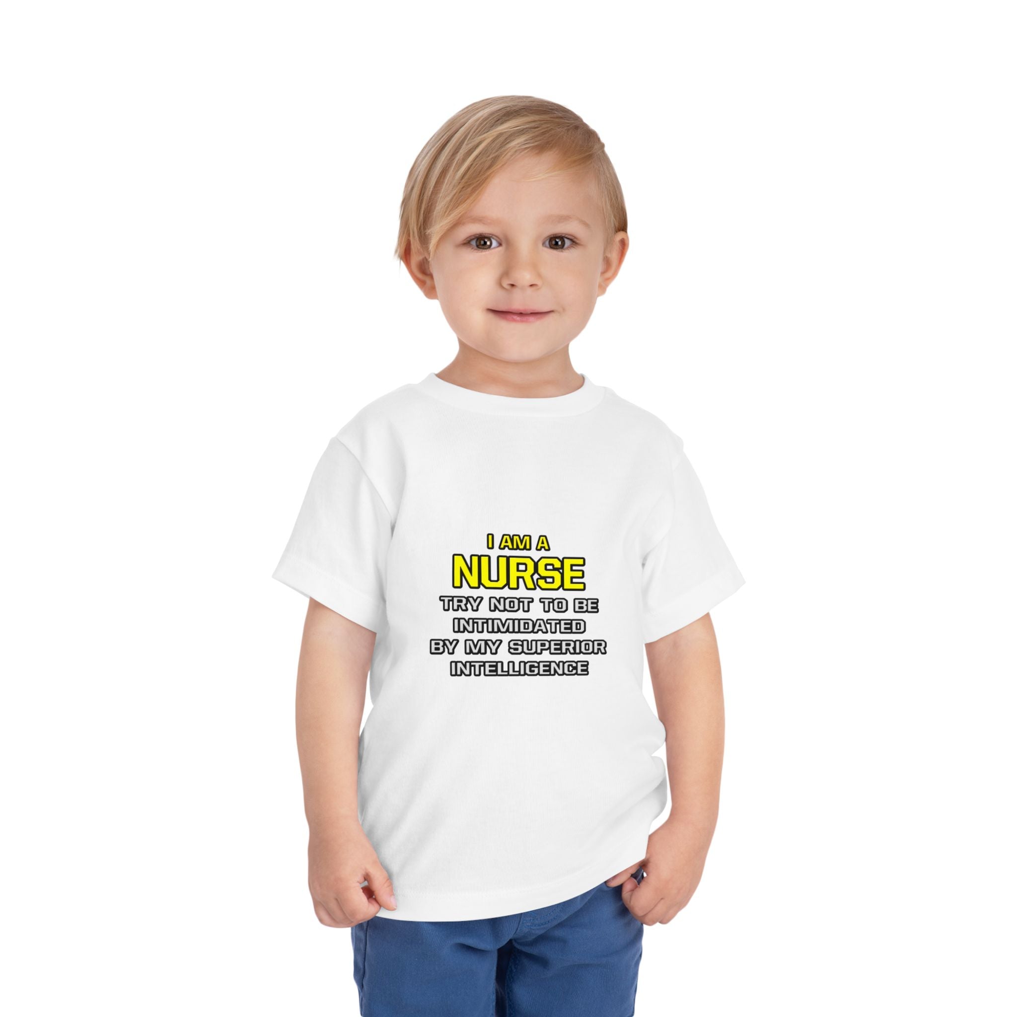 Nurse...Superior Intelligence - Toddler Short Sleeve Tee