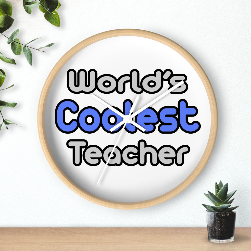 World's Coolest Teacher - Wall Clock