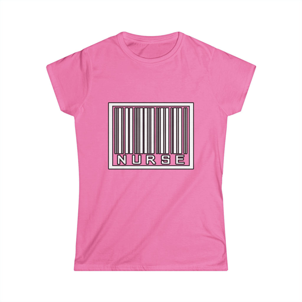 Barcode Nurse - Women's Softstyle Tee