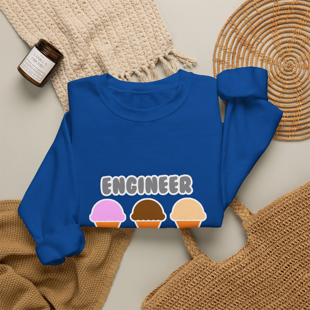 Engineer ... Will Work For Ice Cream - Unisex Heavy Blend™ Crewneck Sweatshirt