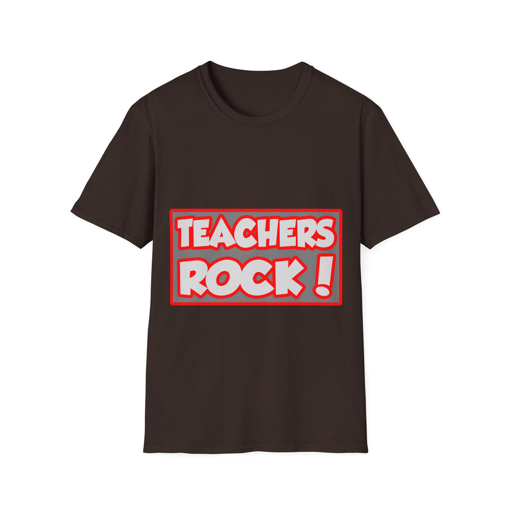 Teachers Rock! - Unisex Softstyle T-Shirt