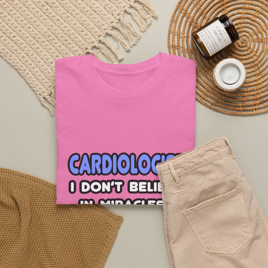 Miracles and Cardiologists - Unisex Heavy Cotton Tee