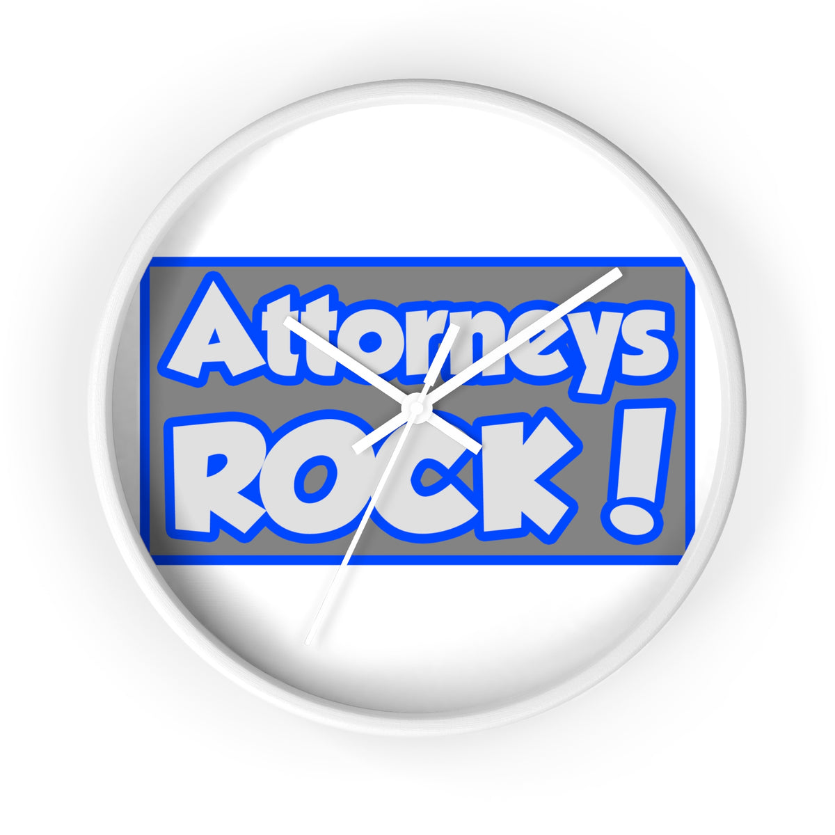 Attorneys Rock! - Wall Clock
