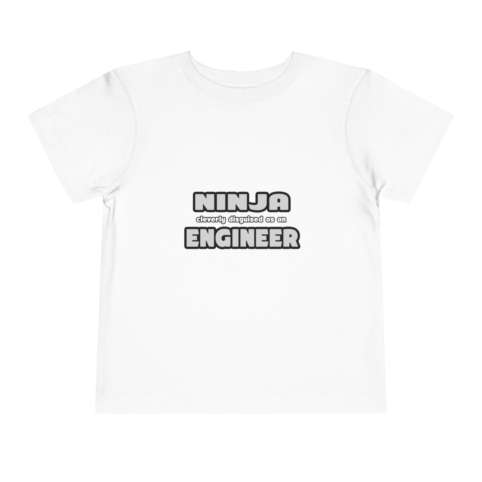 Ninja Cleverly Disguised As An Engineer - Toddler Short Sleeve Tee
