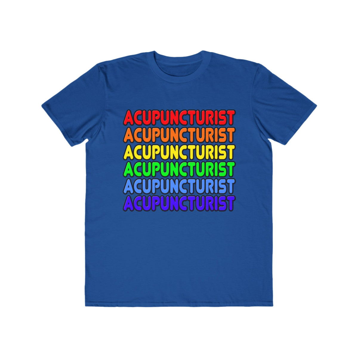 Rainbow Acupuncturist - Men's Lightweight Fashion Tee